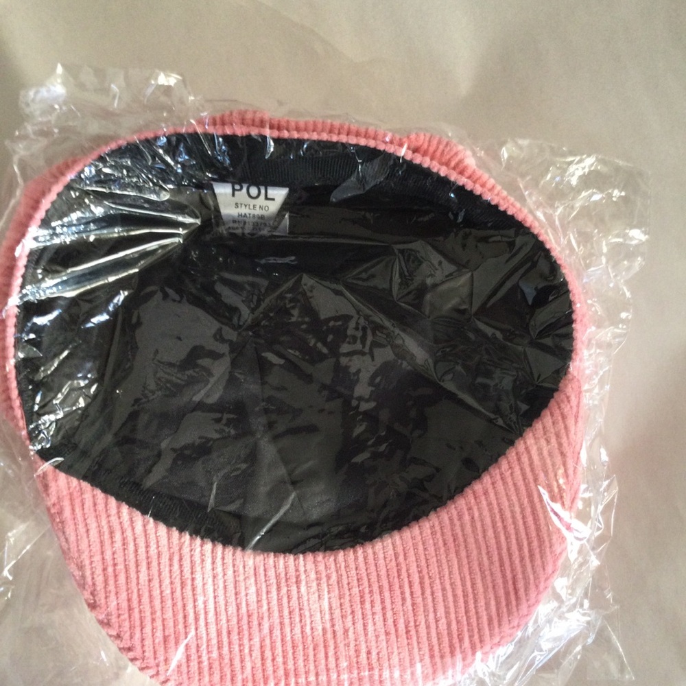 POL Pink Corduroy Newsboy Cap - Picture 4 of 6